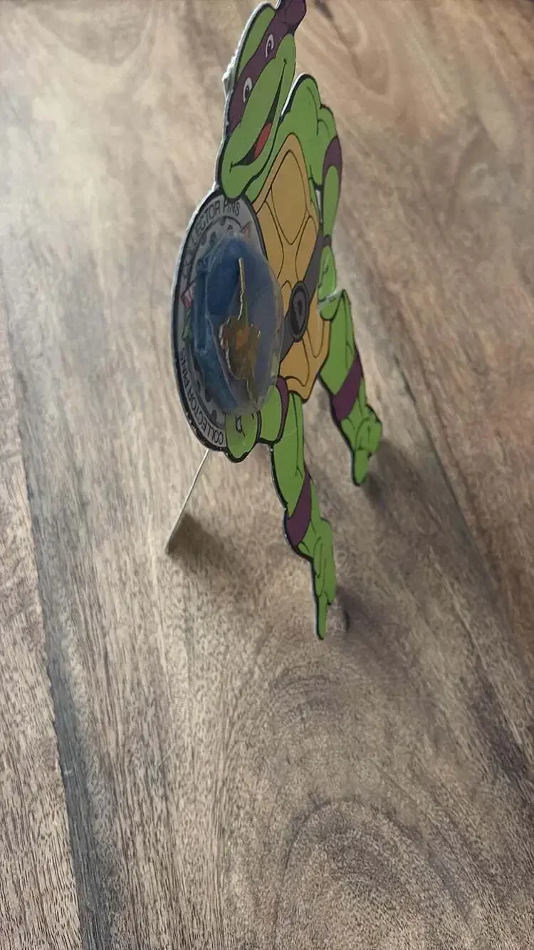 Vintage Collectible Teenage Mutant Ninja Turtles Donatello Pin ACE Novelty 1990